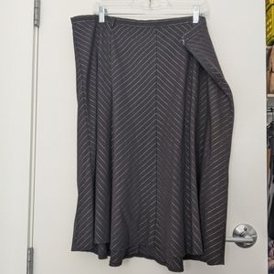 Torrid Striped Fluted Skirt